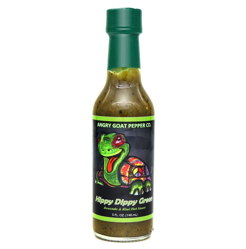 Angry Goat Hippy Dippy Green Hot Sauce (5 oz.) Scovilles